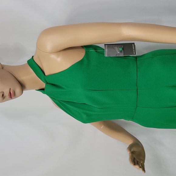 Julia Jordan Halter Neck Kelly Green Jumpsuit - Picture 11 of 17